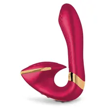 Shunga - Soyo Intimate Massager - Вибратор, 17х3.7 см (малиновый)