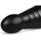 Buttr Devil Dog Butt Plug - Велика анальна пробка-конус, 25,9 см (чорний)