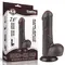 LoveToy Sliding-Skin Dual Layer Dong 7" - Фаллоимитатор, 18,3 см (черный)