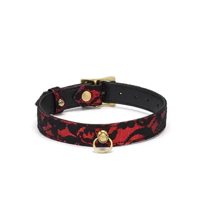 Ошейник с кольцом для поводка Liebe Seele Victorian Garden Choker