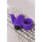 Adrien Lastic Bullet Lastic Ring - виброкольцо с язычком, 7х2.5 см (фиолетовый)