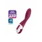 Satisfyer Heated Thrill - Вібратор з функцією нагріву, 20.6х3.7 см (бордовий)