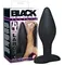 Orion Black Velvets Large - силіконова анальна пробка, 12х4 см (чорний)