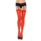 Leg Avenue Sheer Stockings - Панчохи класичні, OS (червоні)