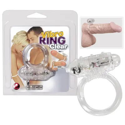 Vibro Ring Clear - віброкільце, 6х3 см (прозорий)