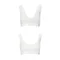 Passion PS005 Top - Спортивний топ з еластичної бавовни, M (білий)