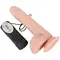 Medical Silicone Thrusting Vibrator - Реалістичний вібратор з ротацією та поштовхами, 21х4 см