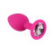 Toy Joy Medium Diamond Booty Jewel - Пробка анальная, 8х3.5 см (розовая)