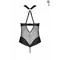 Amanda Body Passion - Сітчастий боді з халтером Amanda Body, чорне (S/M)