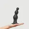 Анальна ялинка насадка для страпону Strap-On-Me Dildo Plug Beads, 15,8х4,8 см розмір ХL