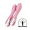 Satisfyer Air Pump Vibrator 2 - Надувной вибратор для оргазма, 20.9х3.8 см (розовый)