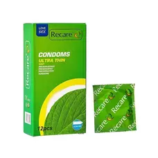 Recare Ultra Thin Mint 12 шт, ультратонкі