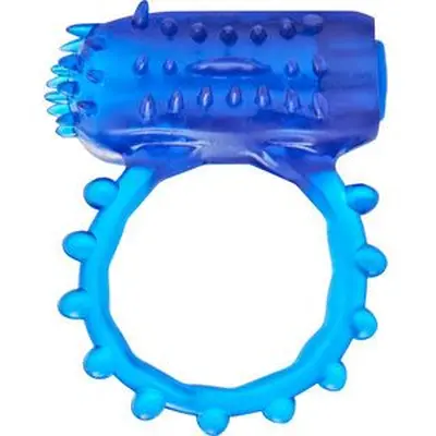 Toy Joy Flexible Ring & Finger Vibe - эрекционное кольцо и насадка на палец 2 в 1, 7х3.5 см (синий) Toy Joy Flexible Ring & Finger Vibe - эрекционное кольцо и насадка на палец 2 в 1, 7х3.5 см (синий)