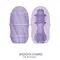 Pretty Love Smooth Stripes Cupid-X – Мастурбатор-яйце з чуттєвим рельєфом, 10х5.6 см (фіолетовий)