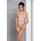 Passion Lovelia Body - спокусливе боді з серцем, XXL/XXXL (білий)