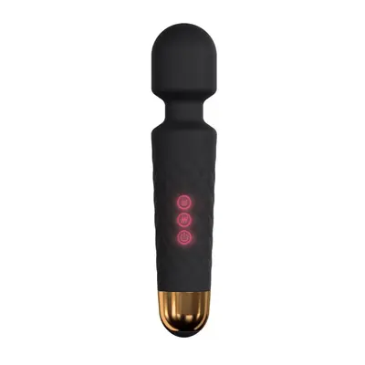 Dorcel Wand Wanderful Black потужний водонепроникний мінівібромасажер з 18 режимами роботи, 20х4 см (чорний)