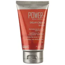 Doc Johnson Power+ with Yohimbe Delay Cream - Потужний крем-пролонгатор з екстрактом Йохімбе, 56 г