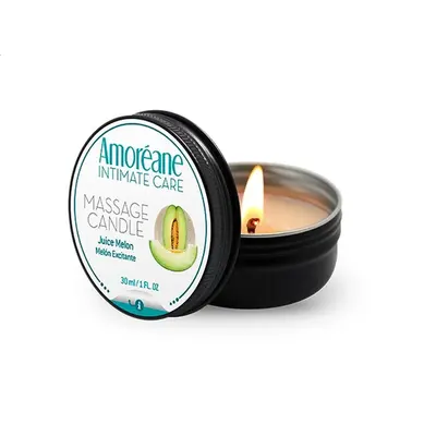 Amoreane Juicy Melon - Масажна свічка з ароматом соковитої дині, 30 мл
