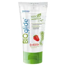 Лубрикант на водній основі Joy Division BIOglide Erdbeer, 80 мл (полуниця)