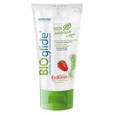 Лубрикант на водной основе Joy Division BIOglide Erdbeer, 80 мл (клубника)