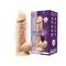 SilexD Norman Vibro Flesh Model 1 size 8,5" + LRS - Фалоімітатор з вібрацією та пультом дистанційного керування, 21.5х5 см (тілесний)