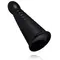 Buttr Devil Dog Butt Plug - Велика анальна пробка-конус, 25,9 см (чорний)