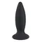 Orion Black Velvets Rechargeable Plug Small - силіконова анальна пробка з вібрацією, 11х3.3 см (чорний)