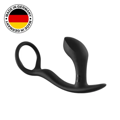 Fun Factory Bootie Ring-масажер простати з ерекційним кільцем, 6. 5х2. 7 см (чорний)
