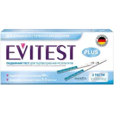 Evitest Plus - Тест на беременность, 2 шт