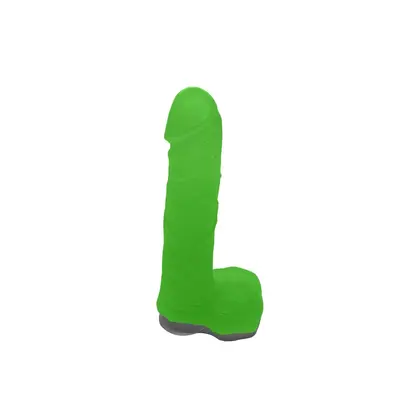 Чистый Кайф Green size L - Крафтовое мыло-член с присоской, 16,5х3,8 см (зеленый)