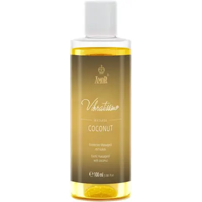 Amor Vibratissimo Coconut - Массажное масло с ароматом кокоса, 100 мл