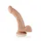 LoveToy Real Extreme Dildo - Реалістичний фалос на присосці, 18х4 см (тілесний)