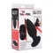 Ass Thumpers Smooth Vibrating Anal Plug – анальна вібропробка з пультом дистанційного керування, 13х4.3 см (чорний)