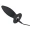 Orion Black Velvets Rechargeable Plug Small - силіконова анальна пробка з вібрацією, 11х3.3 см (чорний)