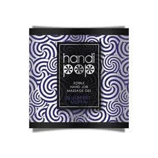 Смачний гель для орально-мануальних ласк Sensuva Handipop Blueberry Muffin, 6 мл (мафін з чорницею)