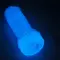 LoveToy Lumino Play Masturbator Crystal Pocketed - мастурбатор, що світиться у темряві, 20.5х8 см (прозорий)