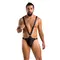 Passion - 028 BODY HARRY black - Чоловічий боді на лямках, XXL/XXXL