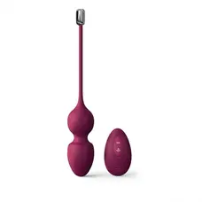 Dorcel Love Balls - Вагінальні кульки з вібрацією, 3.5 см (слива)