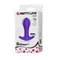 LyBaile Pretty Love Morton Plug Blue - Анальная пробка с вибрацией, 10,4х3,4 см (синий)
