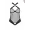 Amanda Body Passion - Сітчастий боді з халтером Amanda Body, чорне (S/M)