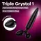 Тристоронній скляний дилдо Satisfyer Triple Crystal 1