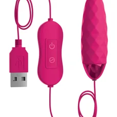 OMG #Fun Vibrating Bullet - яркое виброяйцо с 20 режимами вибрации, 7.6х2.2 см