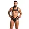 Passion - 045 BODY VICTOR black - Сексуальний боді на бретельках, L/XL