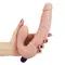 Rechargeable IJOY Strapless Strap on - Безременевий страпон з вібрацією, 18.4х3.9 (тілесний)