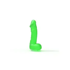 Pure Bliss Mini - Крафтовое мыло-член с присоской (зелёный)