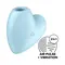 Satisfyer Cutie Heart Blue - Вакуумний стимулятор у вигляді серця, 7.7х7.5 см (блакитний)