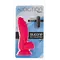 Addiction Tom 7" Dildo With Balls - Ребристый силиконовый фаллоимитатор с присоской, 17.8х4.4 см (розовый)
