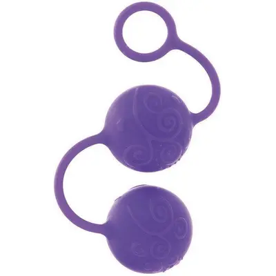California Exotic Posh Silicone O Balls - Вагінальні кульки, 17,7 см (фіолетовий)