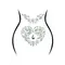 Стразы-украшения для тела Leg Avenue Novalie body jewels sticker