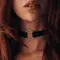 Bijoux Indiscrets MAZE Single Choker - чокер, (чорний)